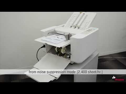 MBM 208J Friction Feed Manual Folder Video