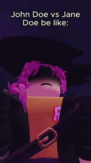 John Doe vs Jane Doe be like: #forsaken #janedoe #johndoe