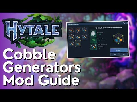 Cobblestone Generator Mod Spotlight & Tutorial - Hytale
