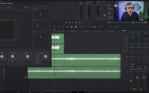 【熟肉】教程：入门使用DaVinci Resolve Fairlight制作杜比全景声