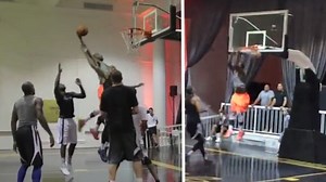 Knicks Star J.R. Smith -- Killin' The Competition ... At Secret NYC Pick-Up Game