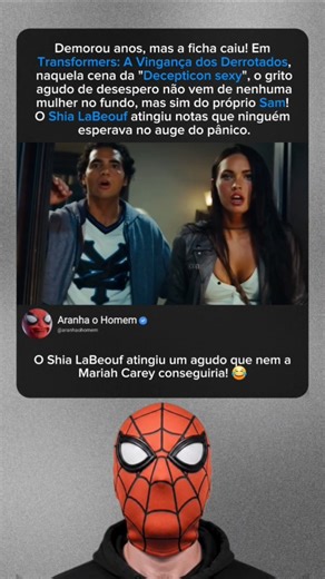 🤯 O GRITO DE "MOCINHA" QUE ENGANOU TODO MUNDO EM TRANSFORMERS! 🤖👇