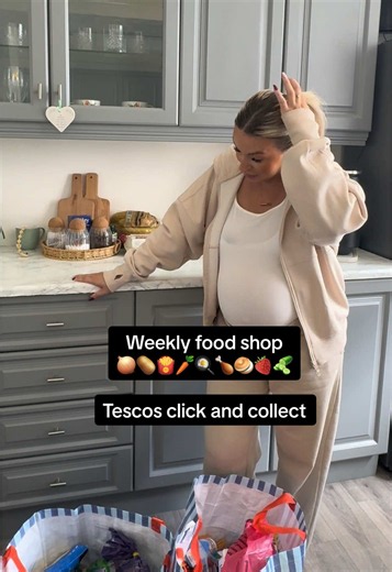 Weekly food shop for a family of 3 | Tesco Click & Collect haul