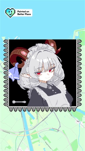 "Taotie" made on Better Place by the guild: Touhou Europe #pixelart #g...