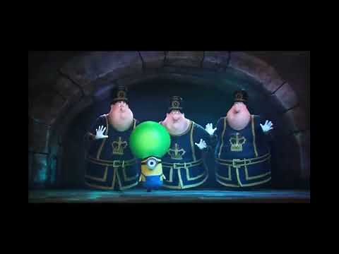 Minions 2015 hypnotizing the guards