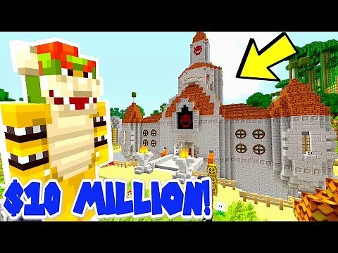 Minecraft | Super Mario Series | Bowser's NEW 10 Million Dollar Castle! [345]