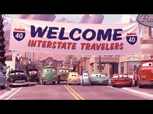 Cars (2006) (James Taylor) - Our Town - song scene)