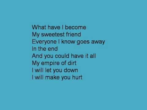 Johnny Cash - Hurt Lyrics