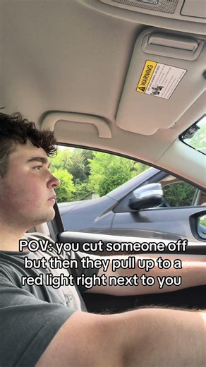 Sorry I didn’t mean to cut you off #pov #relatable #redlight #cutoff #trending