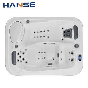 [Hot Item] Home Wooden Balboa Spas Hot Tub Personal Whirlpool Tub with Massage and White Acrylic for Bathtub