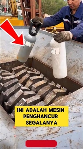 mesin ini bisa menghancurkan segalanya ‼️ #youtubeshorts #unik