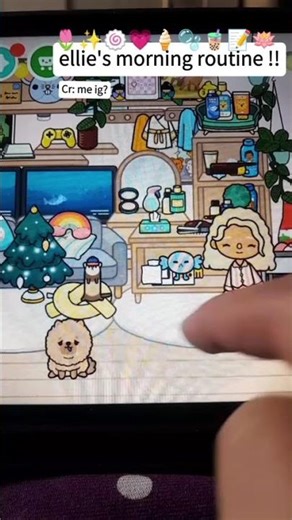 Ellie's morning routine 🫶🏻💕🍥🫧🍦