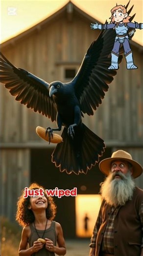 The Crow's Intelligence Test! #animals #crow #story