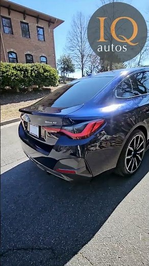 2023 Blue BMW i4 EDRIVE 40 Exterior Walk Around | @IQautos