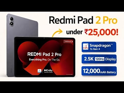 Redmi Pad 2 Pro 😱 | 12000mAh Battery Tablet Under ₹25,000!