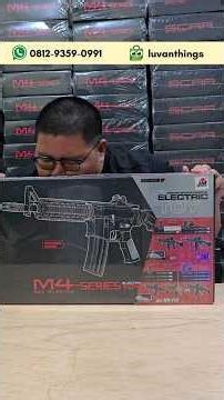 ASMR Unboxing M4 Series M4A1, Gokil Abizz😎 Sudah 1:1‼️ #m4series #gelblaster #wgb #wgg #m4a1 #toygun