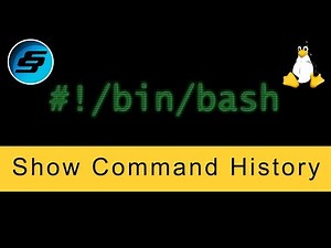 Show Command History (history) - Bash Scripting