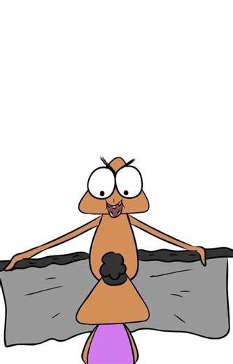 When She’s on Her Period… RUN 💀 #cartoonforkids #cartoonshorts