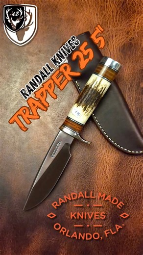Randall Made Knives Trapper Model 25 5" / #customknives #western #knifetalk #hunting