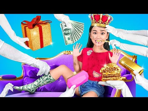 I WAS ADOPTED BY A BILLIONAIRE FAMILY || My Life Being RICH! Funny Situations by 123 GO! CHALLENGE