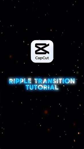 Viral Ripple Transition CapCut Tutorial 2026