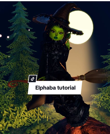 Tutorial of how I did Elphaba from wicked! @Dress To Impress 💚 #dresstoimpress #dti #fyp #robloxfyp #tutorial #paratii #CapCut #elphaba #wicked