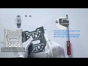 How to Install Huawei AirEngine Indoor Settled APs On Threaded Rods