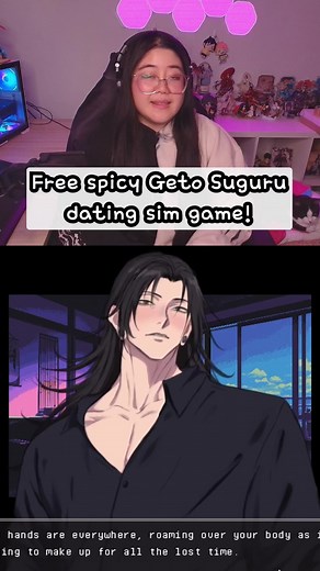 Romance Geto Suguru in Before The Darkness Visual Novel Dating Sim