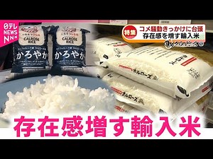 【コメ】日本米より安い！輸入激増するアメリカ産米 気になる味は？ 新潟 NNNセレクション