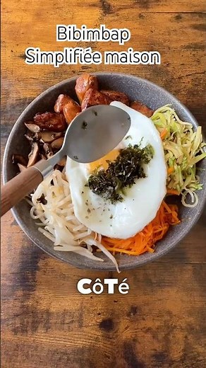 How to make a simple bibimbap with what you have at home