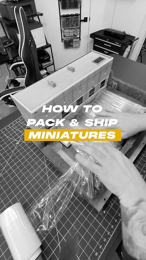 DAVID MINIATURES | 📦 I get asked often about how I pack and ship my work. I sometimes build wooden crates for larger works but some get packed just like this!... | Instagram
