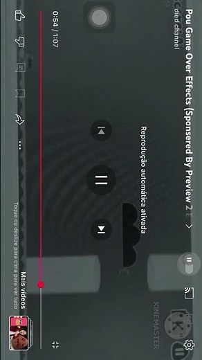 Pou gamer over logo effects sposored by effects