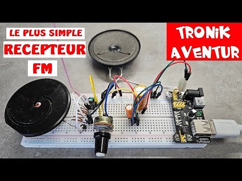 TRONIK AVENTUR 383 RECEPTEUR FM HYPER SIMPLE - TRANSISTOR RF & fT