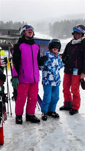 Snow is falling at Angel Fire Resort