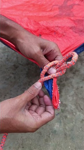 The Ultimate Simple Tarp Corner Knot That Actually Works! #knottying