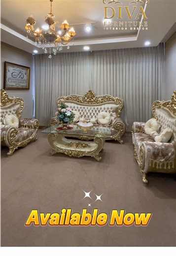 KOLEKSI SUPER MEWAH SET SOFA RUANG TAMU BEST DESIGN BY DIVA FURNITURE 🔥