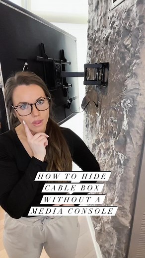 Quick & Easy DIY Hack to Hide Cable Box Behind TV