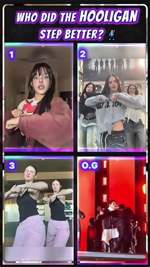 WHO beat the Hooligan trend? 🕺💜 #shorts #trending