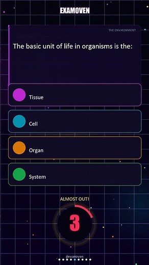 What is the Basic Unit of Life? 🔬 | BECE JSS3 NECO Quiz Basic Science | ExamOven