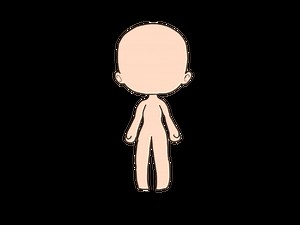 Gacha Life Body Base With Eyes Transparent