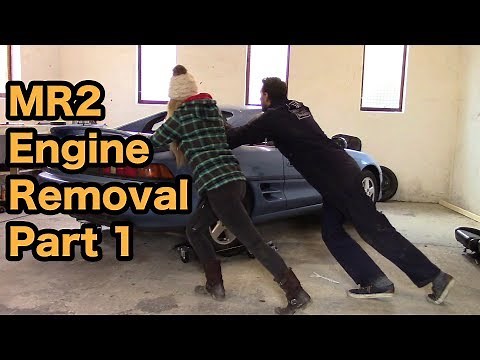 Toyota MR2 Engine Removal (Part 1)