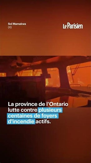 Canada : l'équipage d'un train piégé dans un impressionnant incendie
