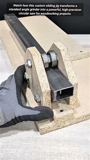 DIY Sliding Guide Rail For Precision Wood Cutting Tasks