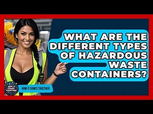 What Are The Different Types Of Hazardous Waste Containers? - How It Comes Together