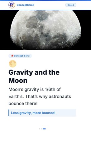 Gravitation, Class 9 Science | Chapter 9 | Class 9 Physics | NCERT | ConceptScroll 📚 #Shorts