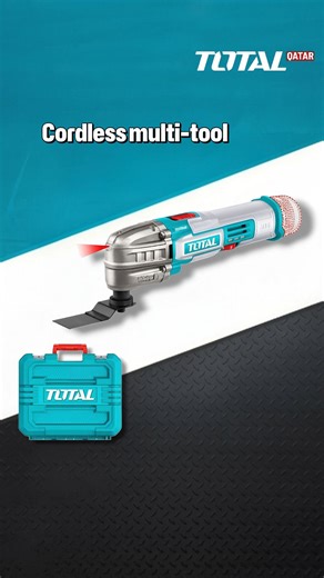 Power, precision & portability — all in one tool 🔧⚡ Introducing the TOTAL M16 Cordless Multi-Tool (16V Li-Ion), built for professionals and DIY users alike. 🔹 Brand: TOTAL – One-Stop Tools Station 🔹 Series: M16 🔹 Voltage: 16V Li-Ion 🔹 Cordless Multi-Tool for cutting, sanding & scraping 🔹 Model: TMLI16222 🔹 Comes with multi-tool accessories (x3) 🔹 2.0Ah Li-Ion Batteries ×2 for longer runtime 🔹 Fast charger included 🔹 Durable TOTAL carry case 🔹 12 Months Warranty for peace of mind A ver