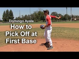 How to Pick Off at First Base with Domingo Ayala