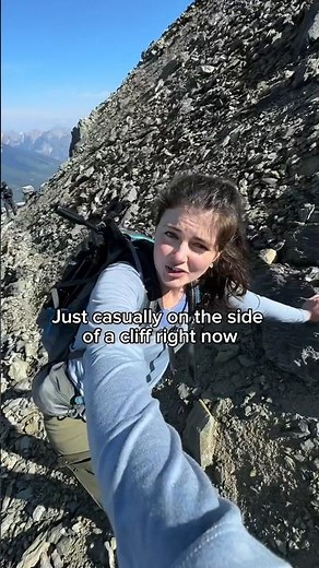 How to improve your hiking ability? Find a friend who is part mountain goat. Summit w. ForestyForest