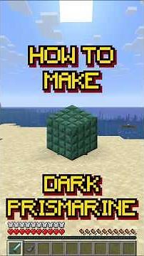 Minecraft: Dark Prismarine | Slowly Changing Color | Recipe 210
