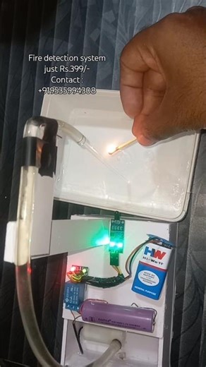 fire detection system #viral #shorts #arduino ar#arduinoproject #electronic #robotics #iot